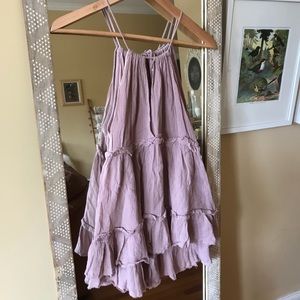 Sun & Shadow Tiered Gauze Tank